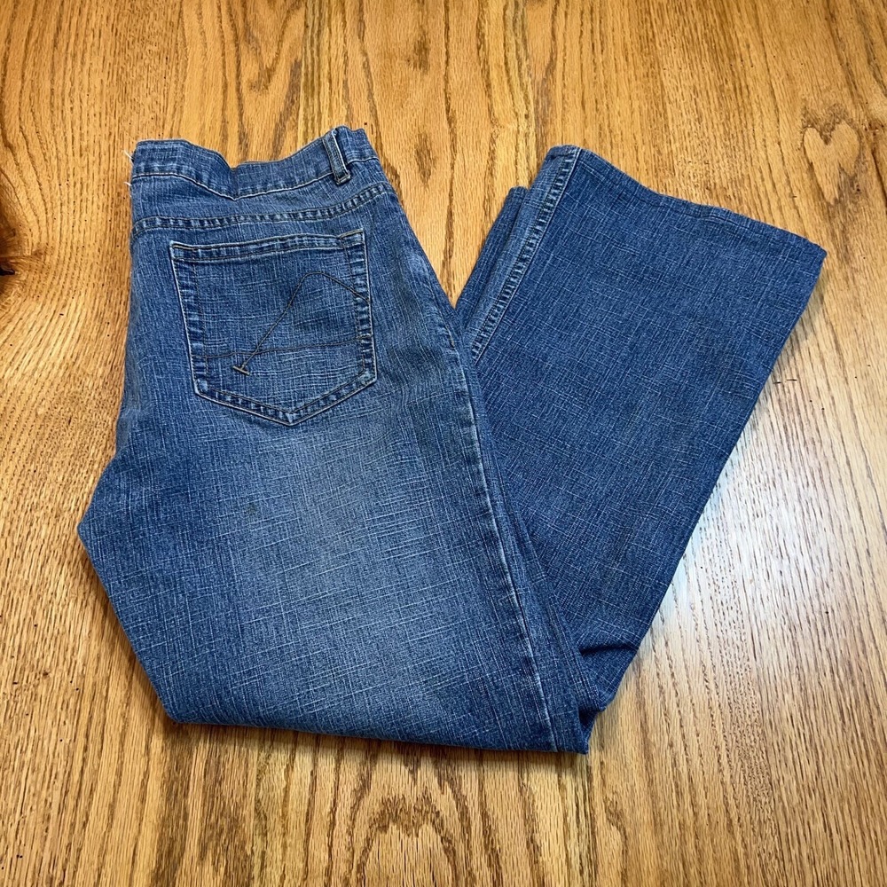 Vintage Guess Women's Flare Leg  Denim Jeans Mid Rise‎ Size 31 (Actual 34 X 25)